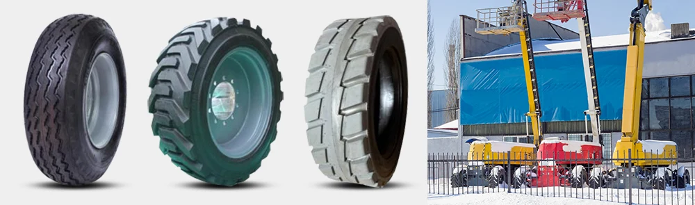Boom Lift Solid Tires 